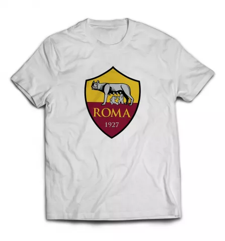 Футболка белая - Roma logo