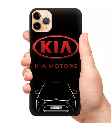Чехол для телефона - Kia лого с автономером