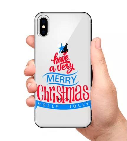 Чехол для смартфона с принтом - Merry Christmas 4
