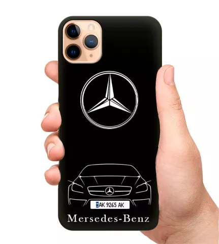 Чехол для смартфона - Mercedes с автономером