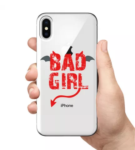Чехол для смартфона с принтом - Bad girl