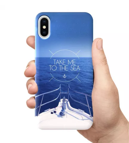 Чехол для смартфона с принтом - Take me to the sea