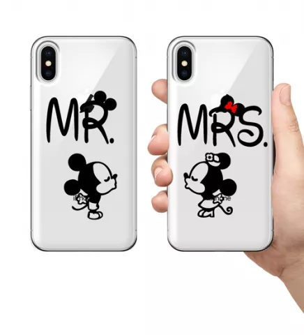 Парные чехлы для смартфонов - Mr&Mrs. Mouse