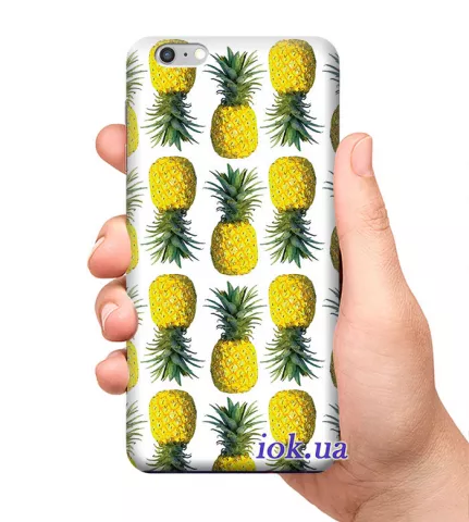 Чехол для смартфона с принтом - Сочные ананасы