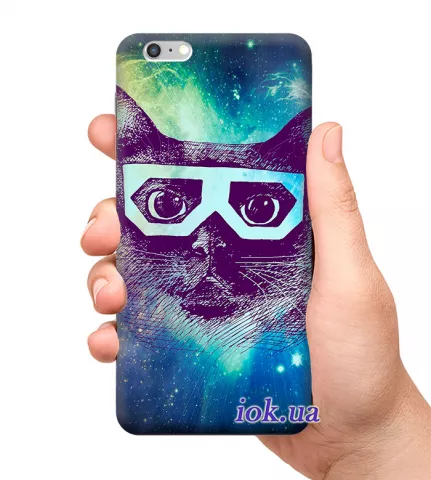 Чехол для смартфона с принтом - Космический кот