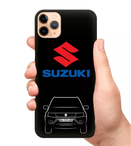 Чехол на телефон - Suzuki Vitara с госномером