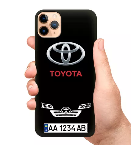 Чехол для телефона -  Toyota с госномером