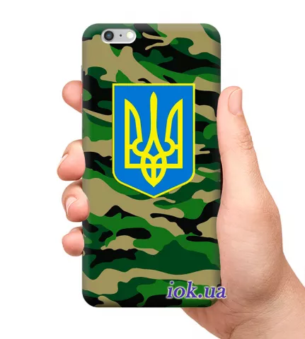 Чехол для смартфона с принтом - Военный Герб Украины