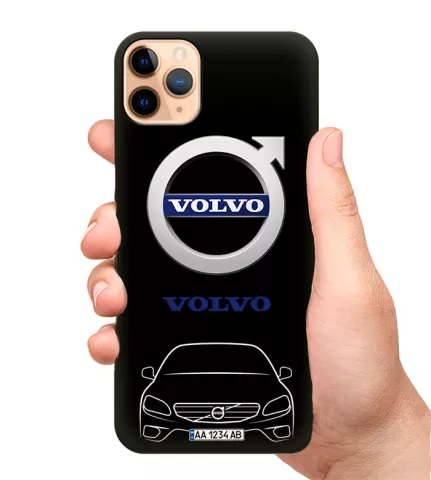 Чехол для телефона -  Volvo с госномером