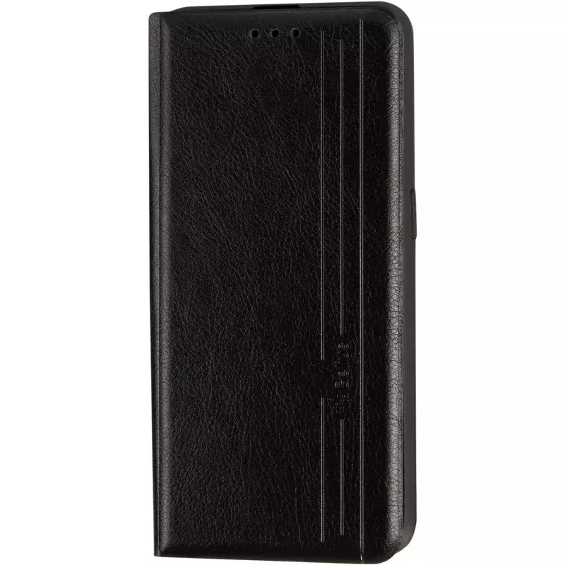 Book Cover Leather Gelius New for Oppo A12 Black
