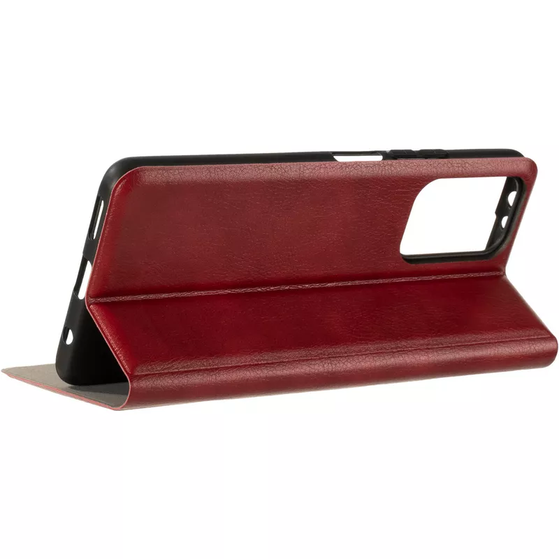 Book Cover Leather Gelius New for Xiaomi Redmi Note 10 Pro Red