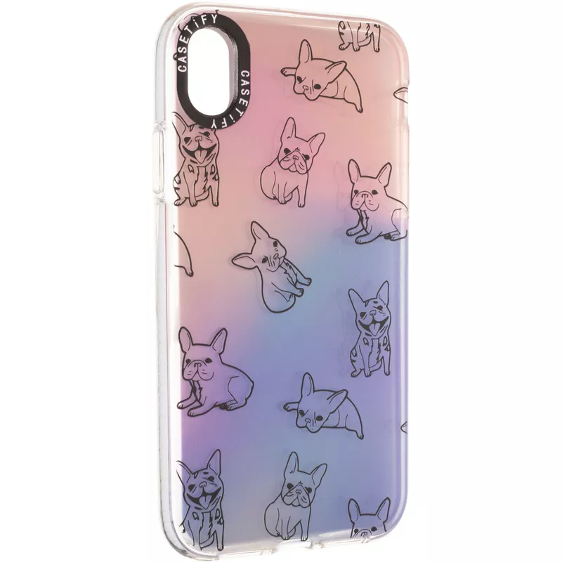 Holographic Print Case iPhone XR Dog