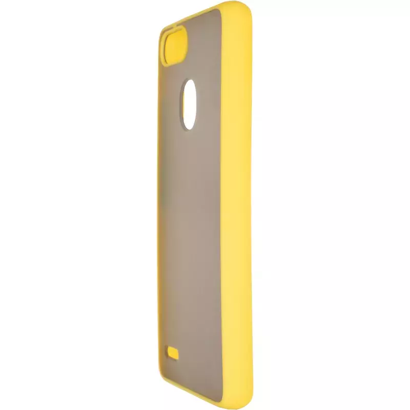 Gelius Bumper Mat Case for Tecno Pop 2F Yellow