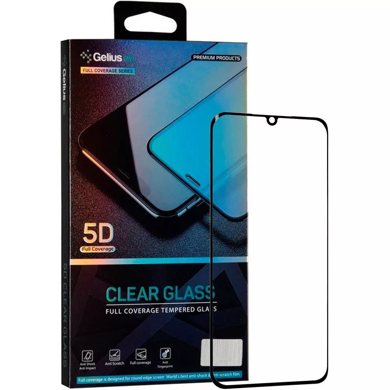 Защитное стекло Gelius Pro 5D Full Cover Glass для Xiaomi Mi Note 10 Pro Black