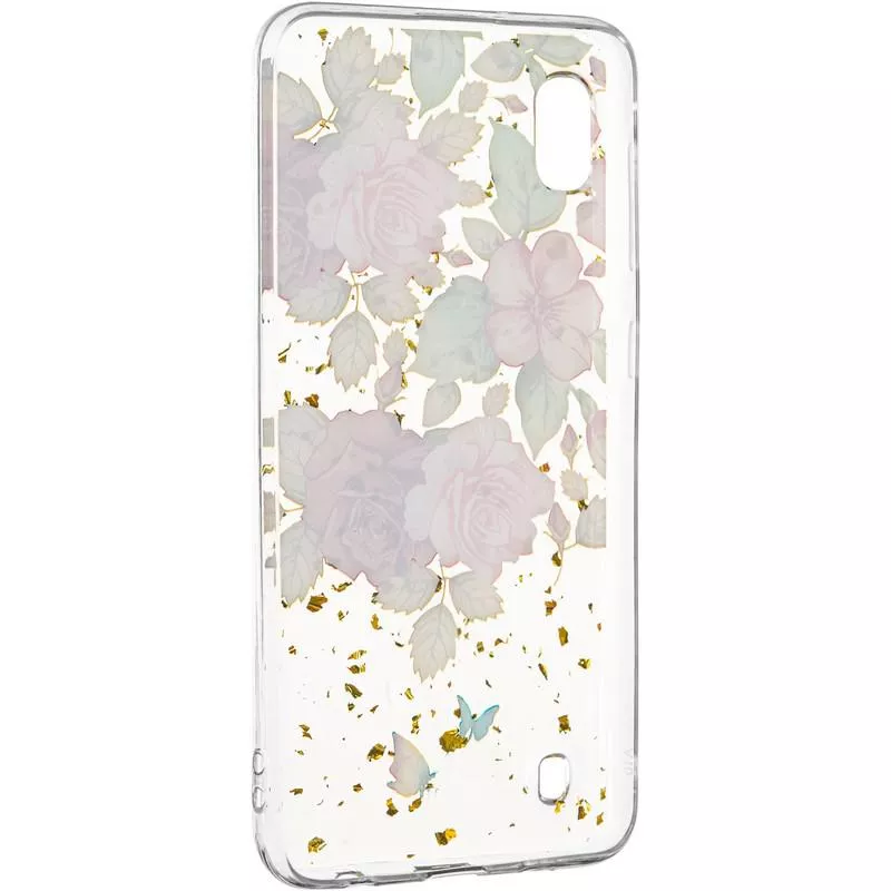 Deep Shine Flowers Case (New) for Samsung A105 (A10) Rose