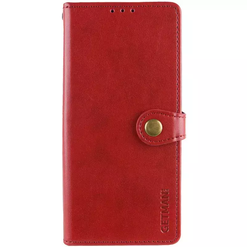 Кожаный чехол книжка GETMAN Gallant (PU) для Xiaomi Mi 10 || Xiaomi Mi 10 Pro, Красный