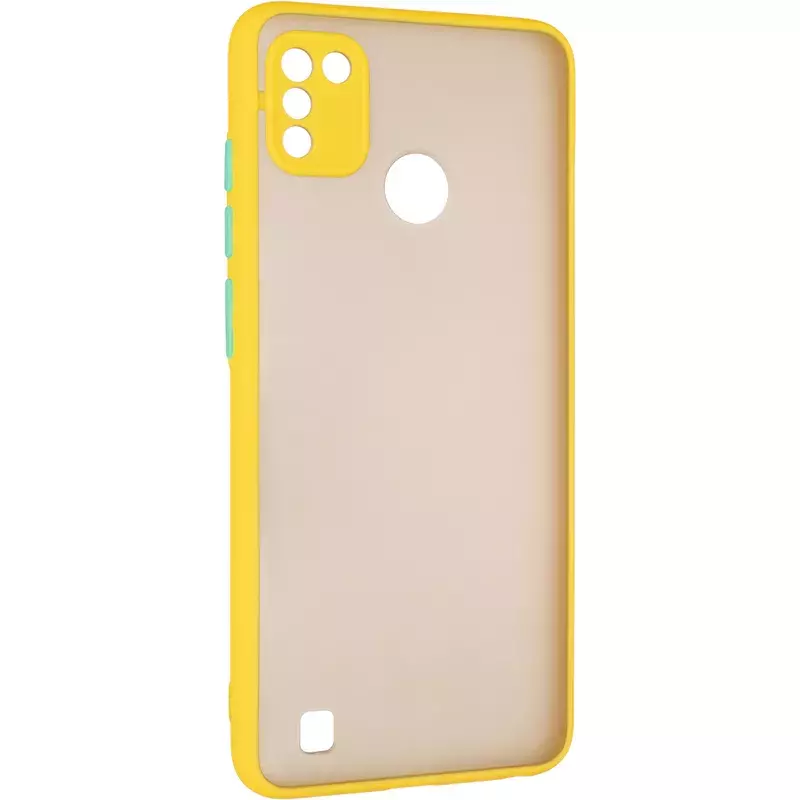 Чехол Gelius Bumper Mat Case для Tecno Pop 4 Pro Yellow