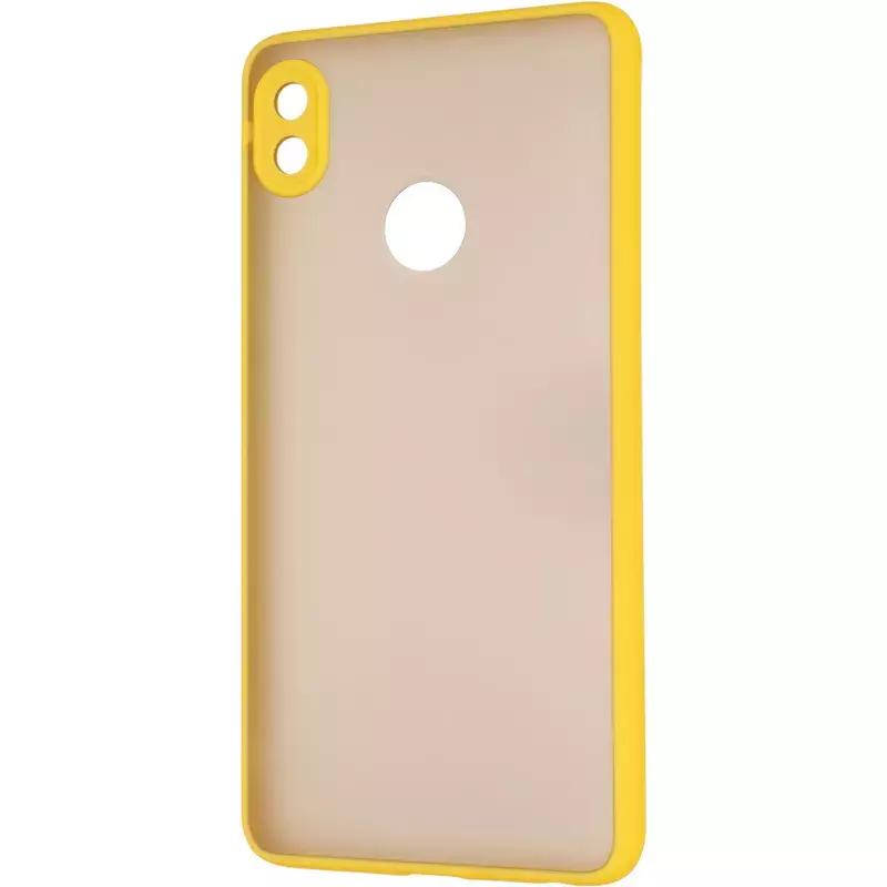 Gelius Bumper Mat Case for Tecno Pop 3 Yellow