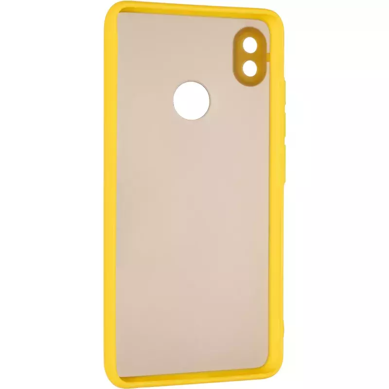 Gelius Bumper Mat Case for Tecno Pop 3 Yellow
