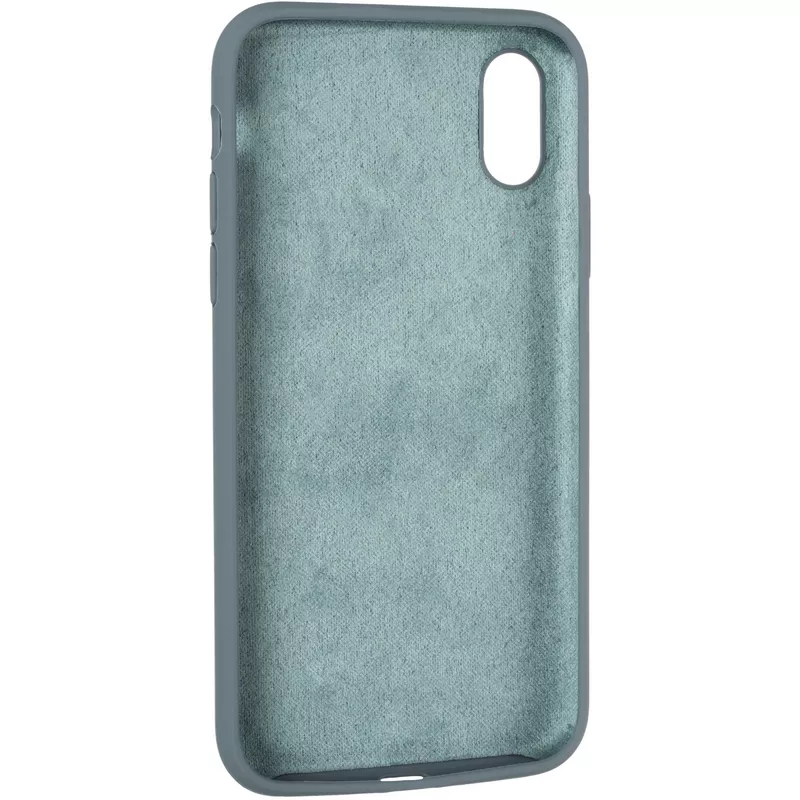 Чехол Original Full Soft Case для iPhone X/XS (without logo) Granny Grey