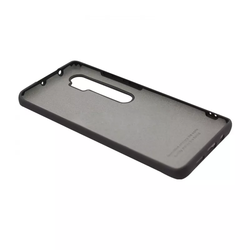 Чехол Silicone Cover Full Protective (AA) для Xiaomi Mi Note 10 Lite, Черный / Black