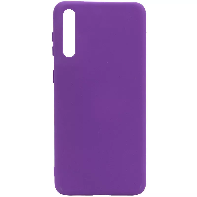 Чехол Silicone Cover Full without Logo (A) для Huawei Y8p (2020) / P Smart S, Фиолетовый / Purple