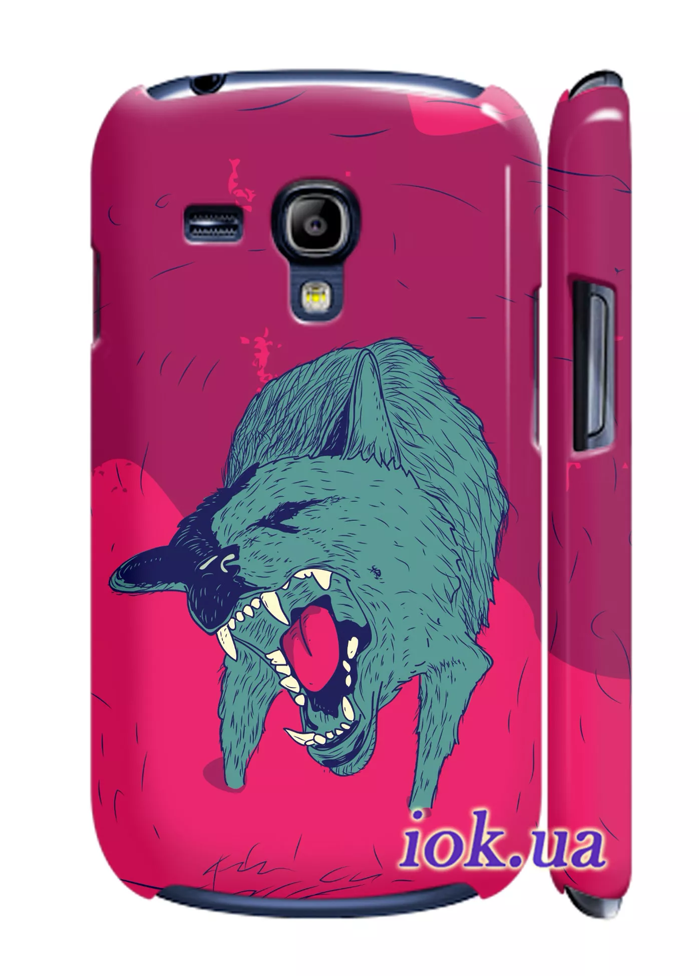 Чехол для Galaxy S3 Mini - Злой волк