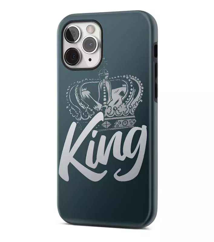 Apple iPhone 11 Pro Max гибридный противоударный чехол с картинкой - King