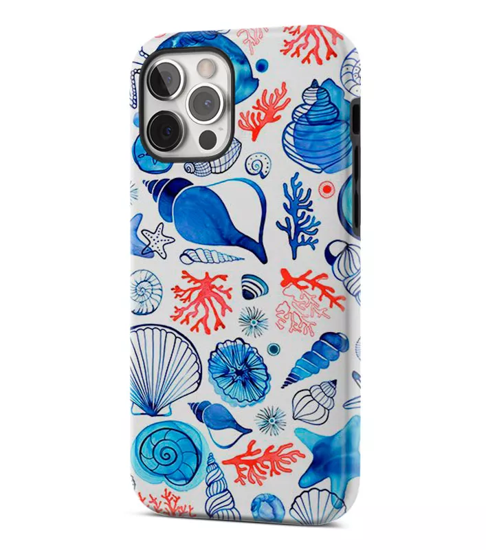 iPhone 12 Pro гибридный противоударный чехол с картинкой - На дне моря