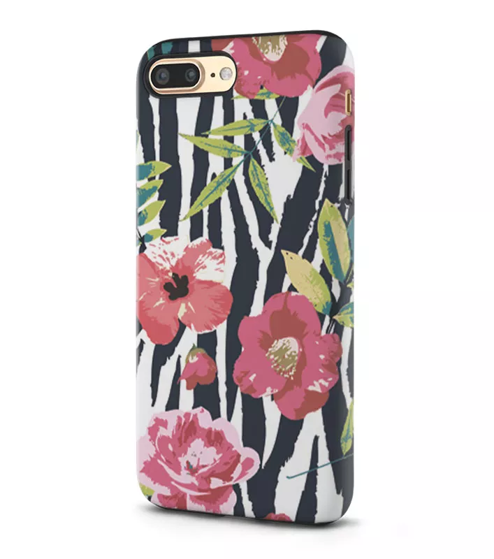 Apple iPhone 7 Plus гибридный противоударный чехол LoooK с картинкой - Пастельные цветы