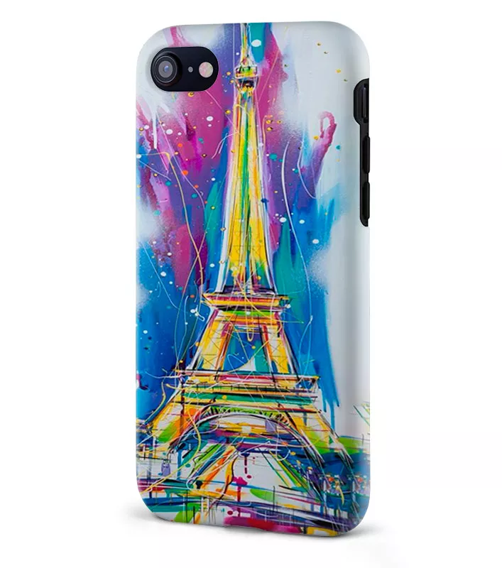 Apple iPhone 8 гибридный противоударный чехол LoooK с картинкой - Отдых в Париже