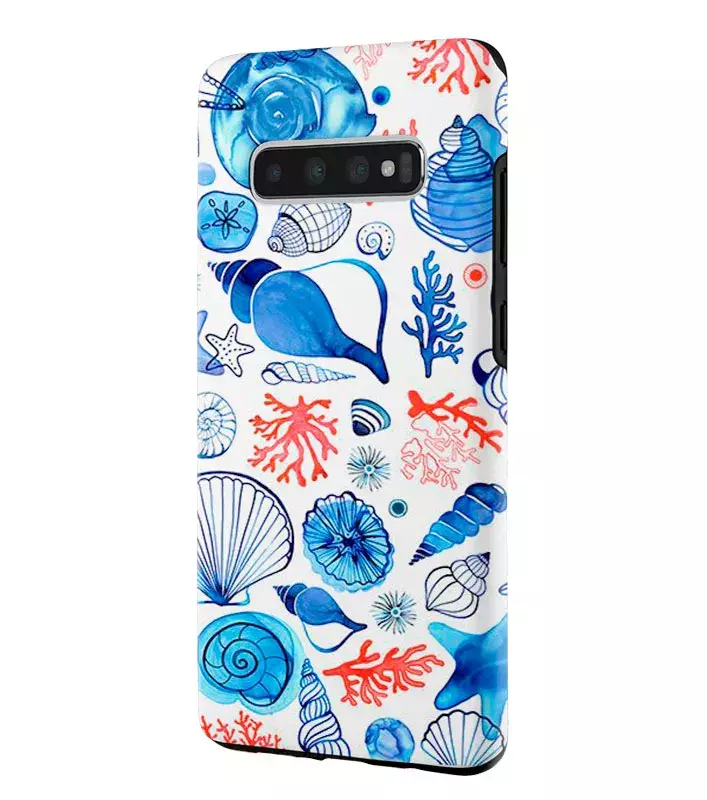 Samsung Galaxy S10 Plus гибридный противоударный чехол LoooK с картинкой - На дне моря