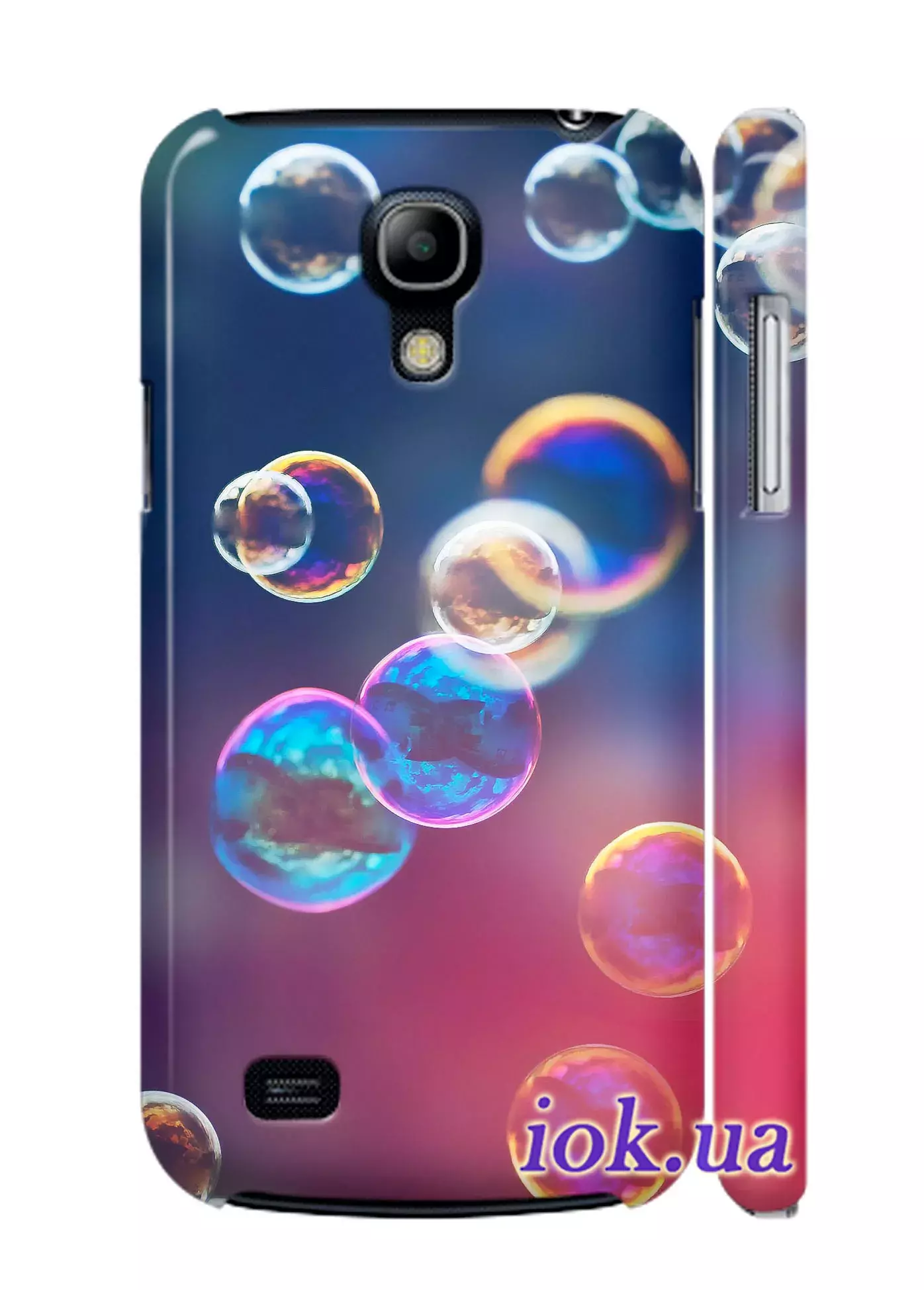 Чехол на Galaxy S4 mini - Мыльные пузырьки