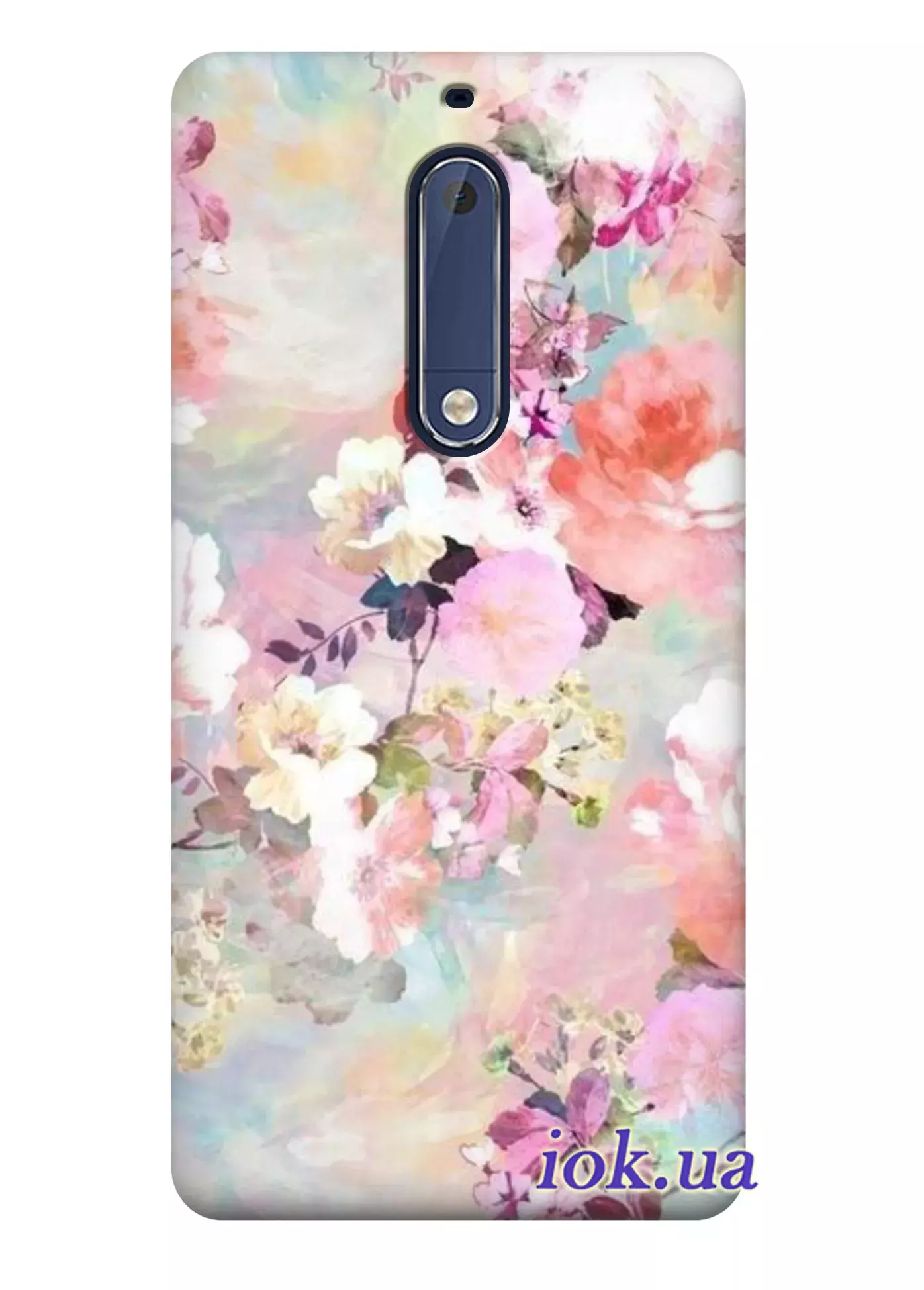 Чехол для Nokia 5 - Акварельные цветы