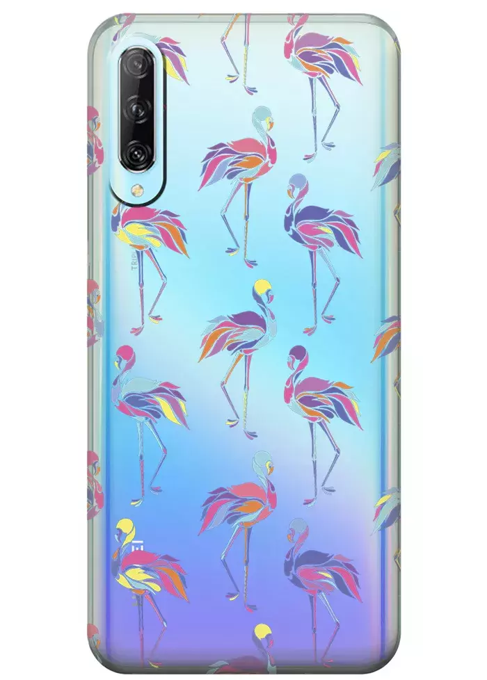 Чехол для Huawei P Smart Pro - Экзотические птицы