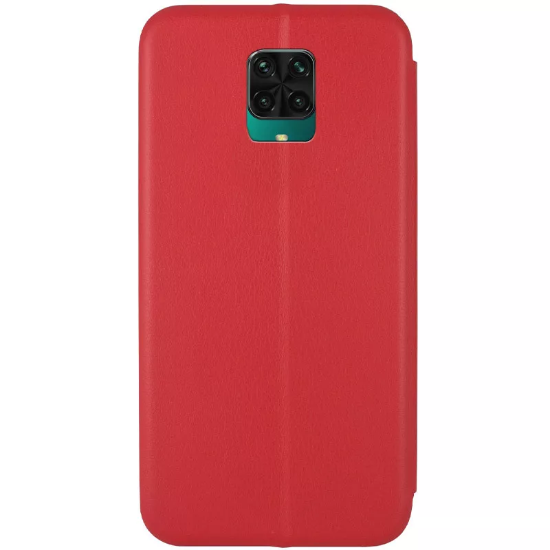 Кожаный чехол (книжка) Classy для Xiaomi Redmi Note 9 Pro Max, Красный