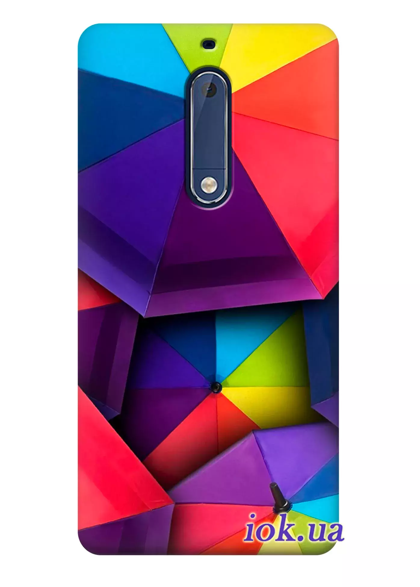 Чехол для Nokia 5 - Multicolored umbrellas