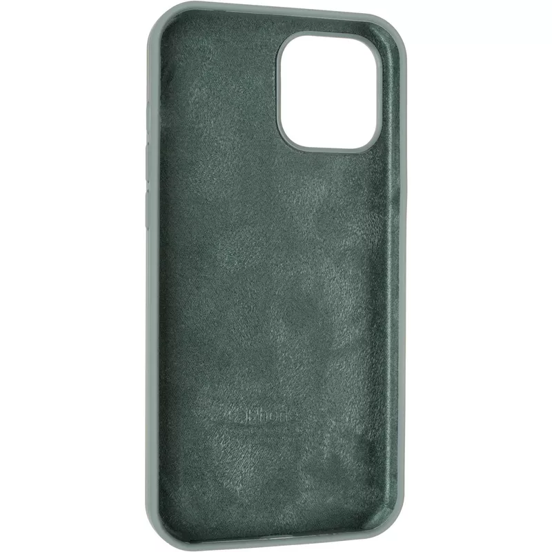 Чехол Original Full Soft Case для iPhone 12/12 Pro Granny Grey