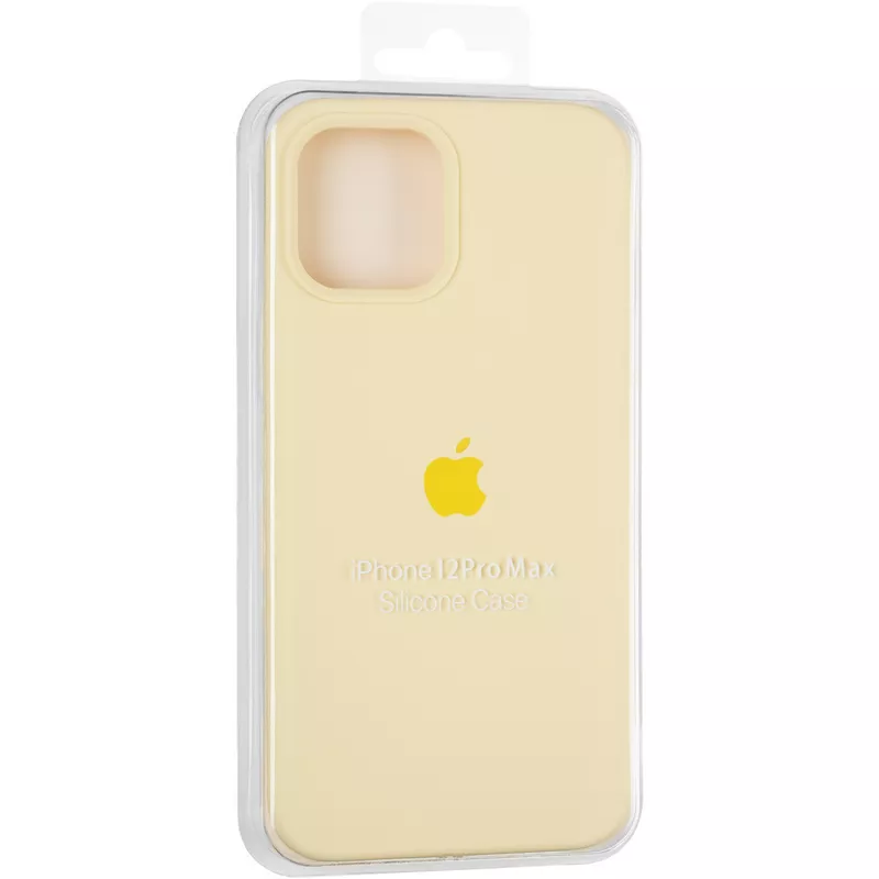 Чехол Original Full Soft Case для iPhone 12 Pro Max Mellow Yellow