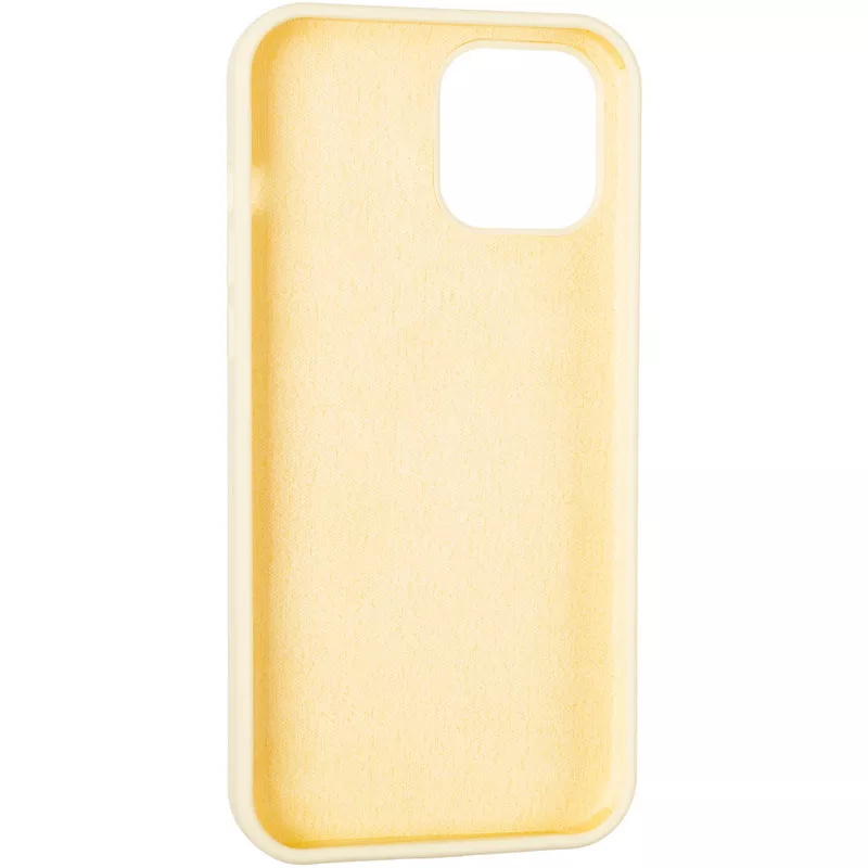 Чехол Original Full Soft Case для iPhone 12 Pro Max Mellow Yellow
