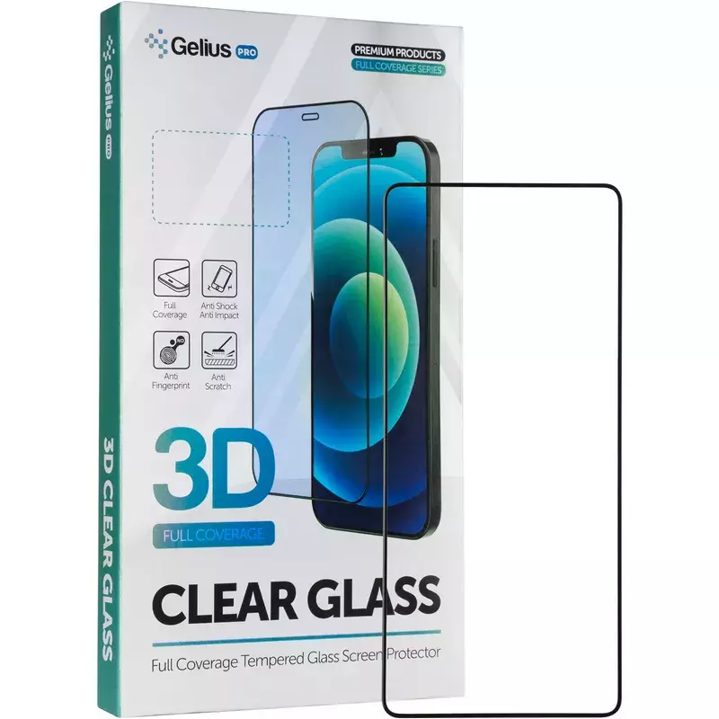 Защитное стекло Gelius Pro 3D for Samsung A736 (A73) Black
