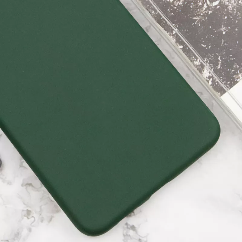 Чехол TPU GETMAN Liquid Silk для Xiaomi Poco M6 4G || Xiaomi Redmi 13, Зеленый / Dark green