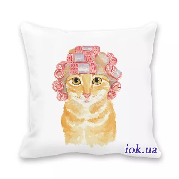 Подушка с картинкой - Домашняя кошка