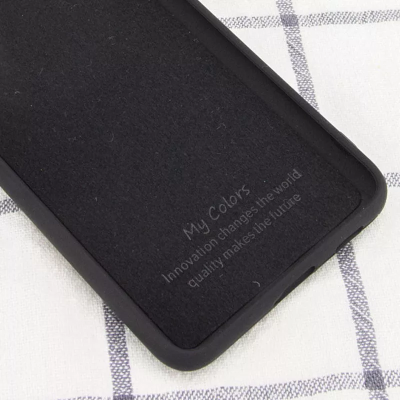 Чехол Silicone Cover Full without Logo (A) для Huawei Y6p, Черный / Black