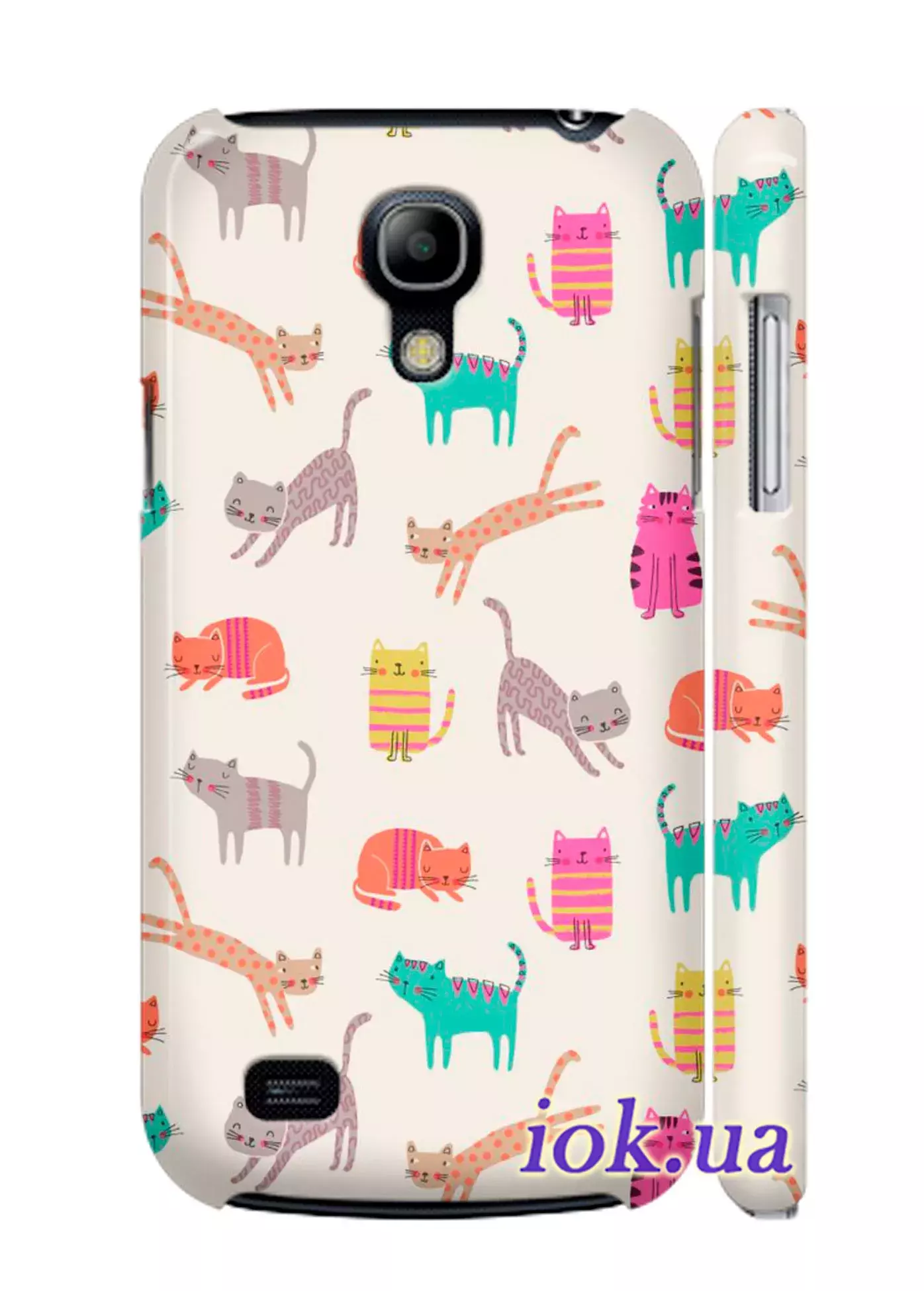 Чехол на Galaxy S4 mini - Полосатые коты