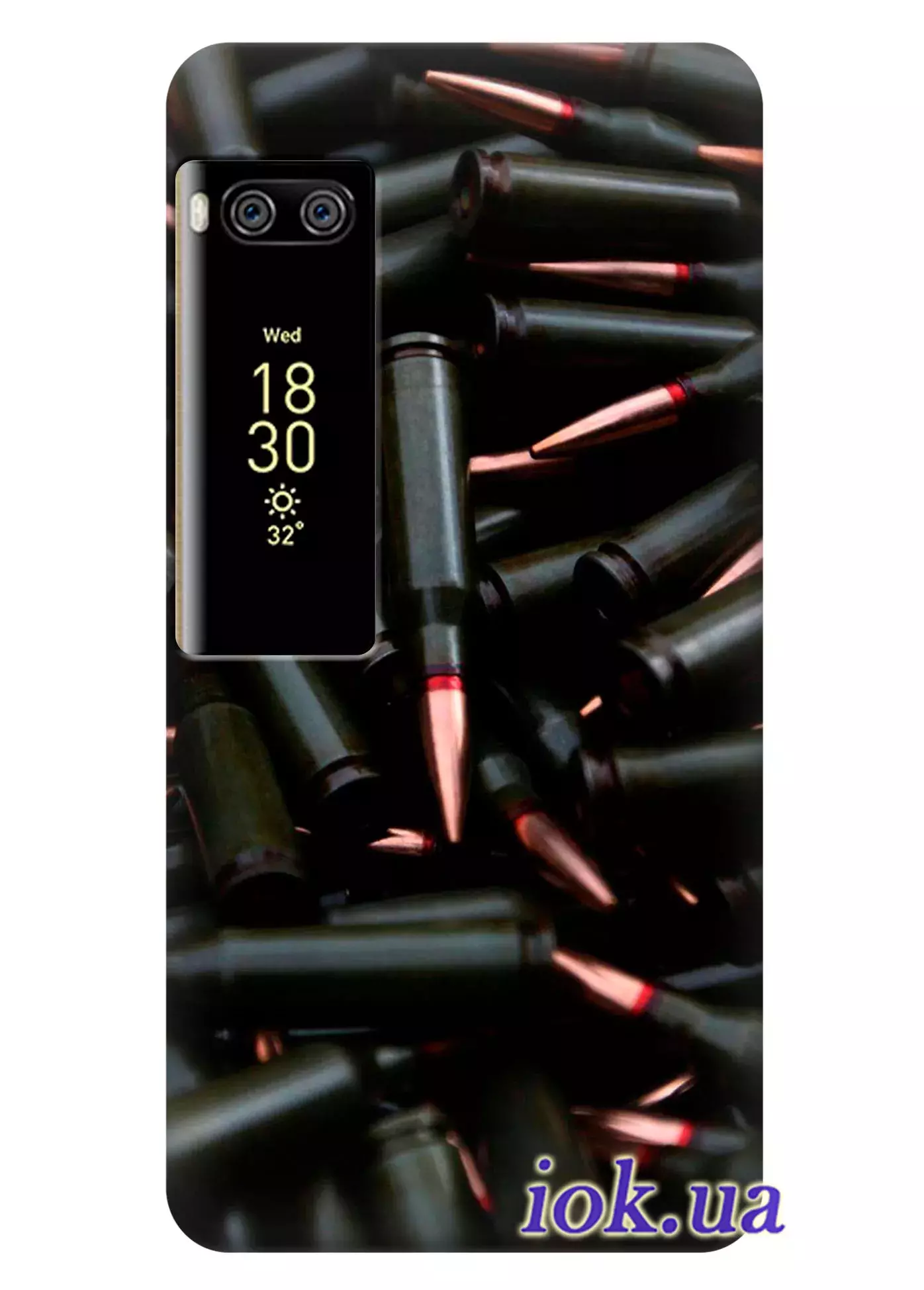 Чехол для Meizu Pro 7 - Black bullets
