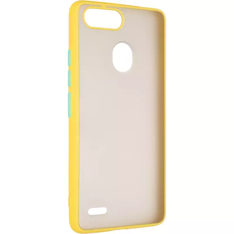 Gelius Bumper Mat Case for Tecno Pop 2F Yellow