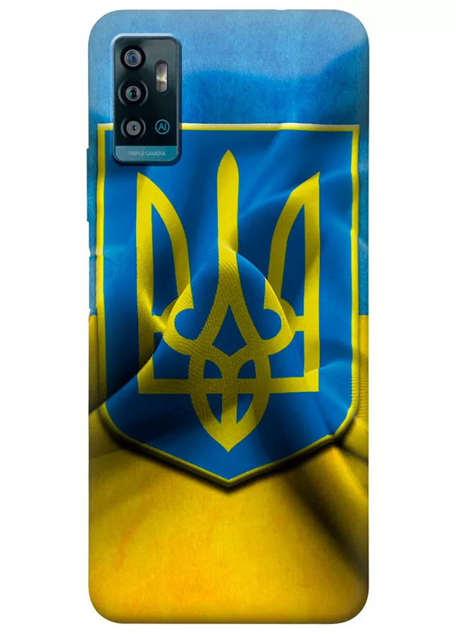 Blade A71 чехол с печатью флага и герба Украины
