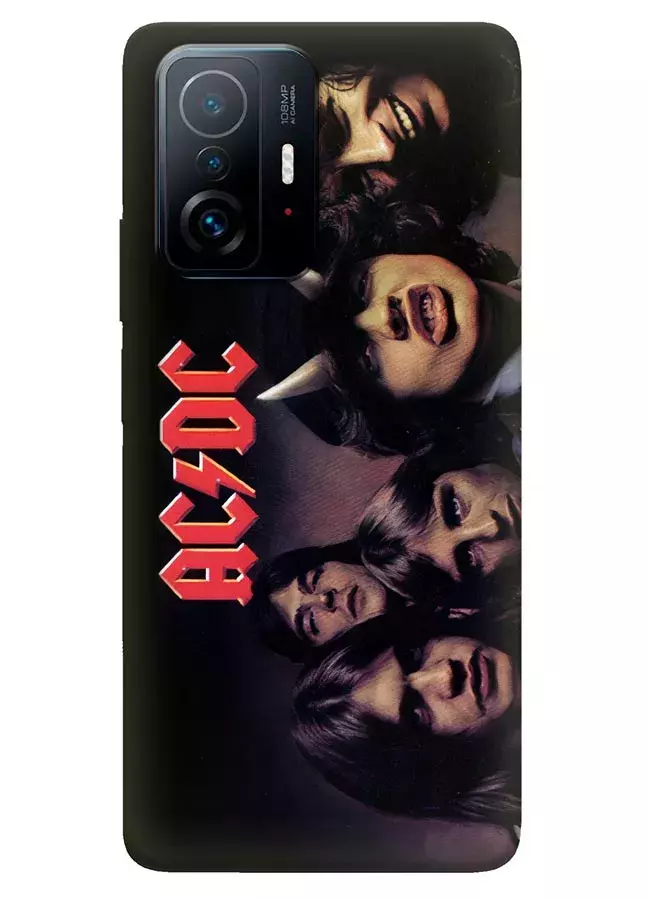 Xiaomi 11T чехол из силикона - AC/DC музыканты группы