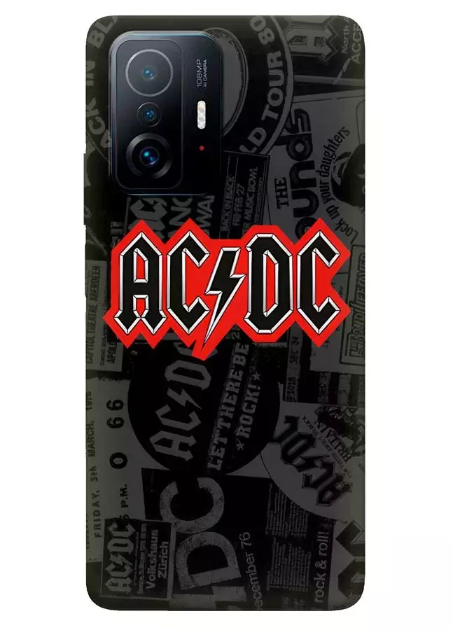 Xiaomi 11T Pro чехол силиконовый - AC/DC клип-арт